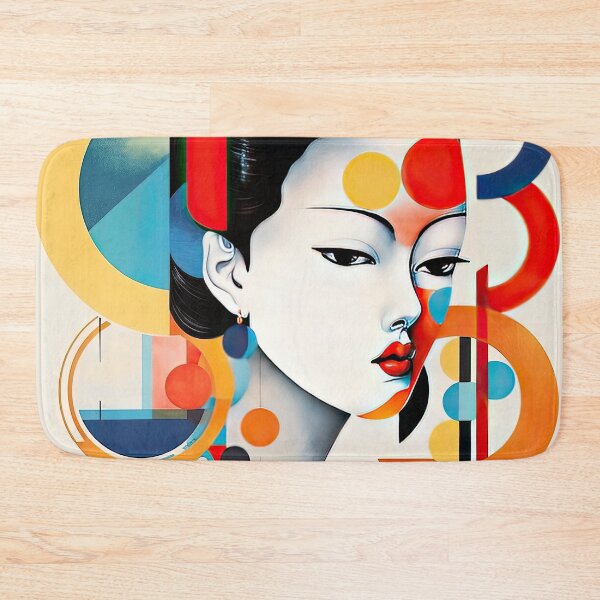Item preview, Explore Simplistic & Minimalistic Japanese Geisha Portraits with a Majestic Touch designed and sold by ArtificialGenes.