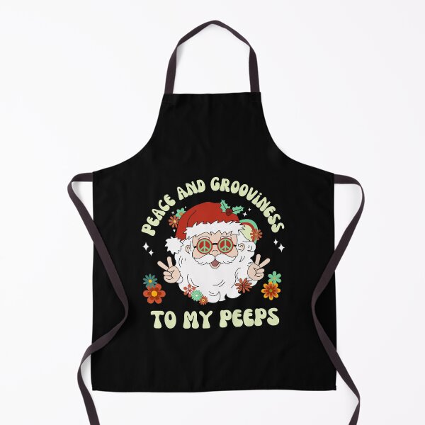 Item preview, Peace and Grooviness To My Peeps Hippie Santa Christmas designed and sold by Orchard Berry.