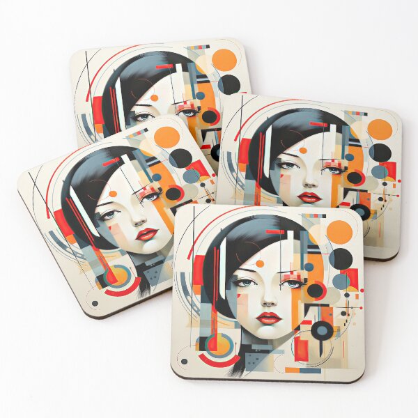 Item preview, Explore Simplistic & Minimalistic Japanese Geisha Portraits with a Majestic Touch designed and sold by ArtificialGenes.
