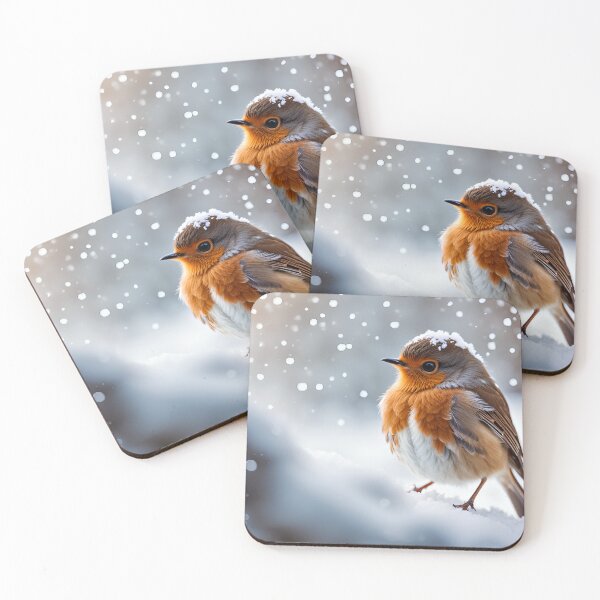 Item preview, Robins in the snow designed and sold by Biberwerke.