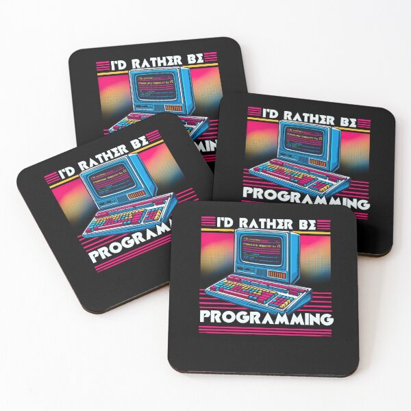 Item preview, I’d rather be programming, funny web developer, computer programming  designed and sold by mwebba2005.