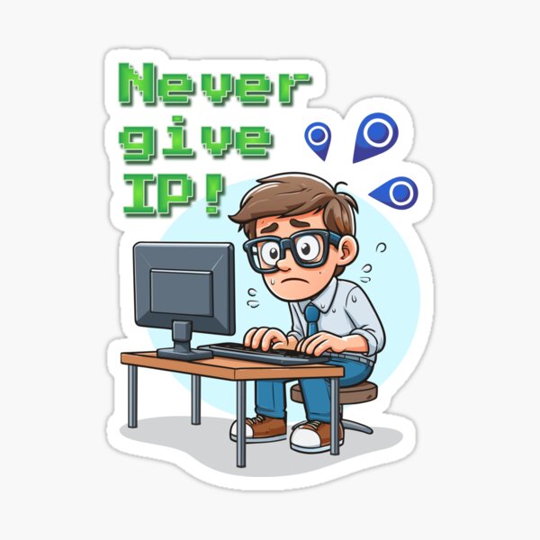 Vista previa del artículo con la obra «¡Nunca des la IP!», diseñado y vendido por Alluring Strokes Repository.