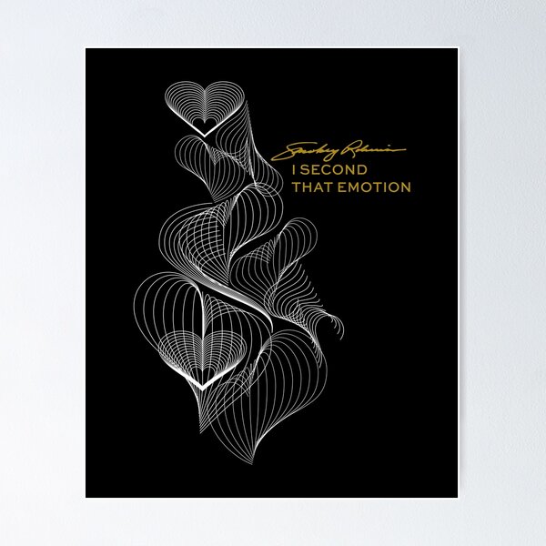 Item preview, I Second That Emotion designed and sold by cutrightneal.