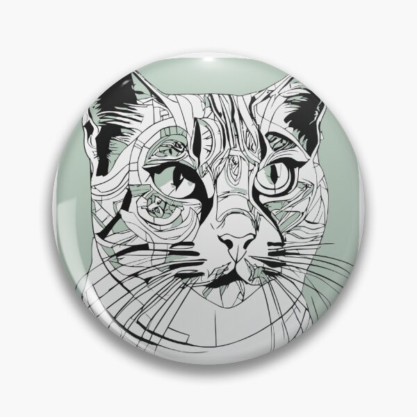 Item preview, Cat with scary eyes designed and sold by cesavision.