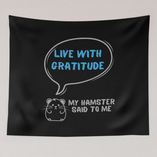 Item preview, Vivir con gratitud - mi hámster dijo designed and sold by CleanDecor.