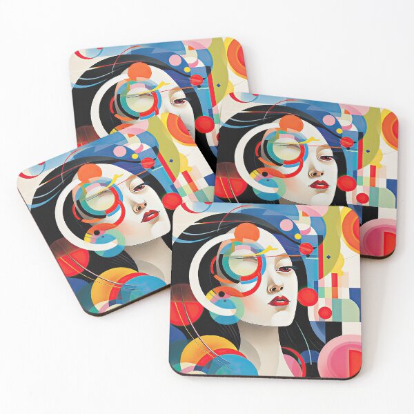 Item preview, Explore Simplistic & Minimalistic Japanese Geisha Portraits with a Majestic Touch designed and sold by ArtificialGenes.