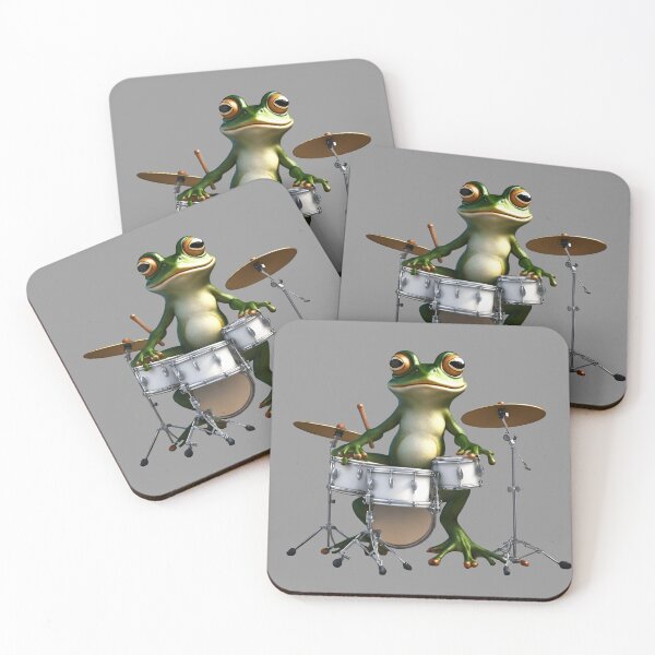Item preview,  Drummer frog designed and sold by StyleSketch.