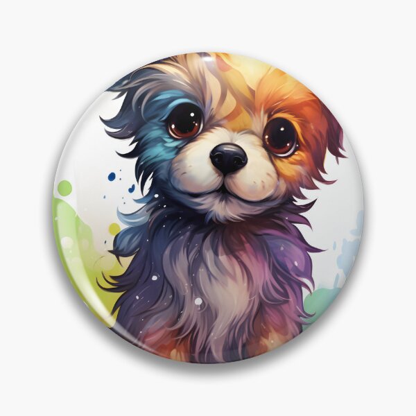 Item preview, Energetic Manga-Style Dog Illustration designed and sold by Shirtastically.