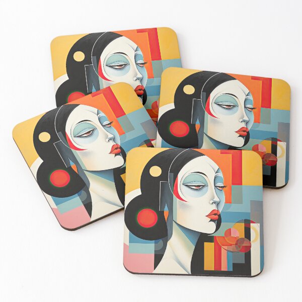 Item preview, Explore Simplistic & Minimalistic Japanese Geisha Portraits with a Majestic Touch designed and sold by ArtificialGenes.