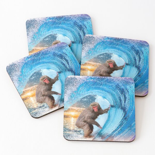 Item preview, Surfing monkey designed and sold by Lelioarts.