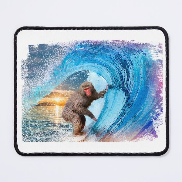 Item preview, Surfing monkey designed and sold by Lelioarts.