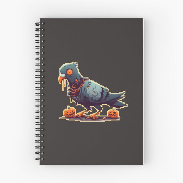 Artikelvorschau, Pixelart-Zombie-Taube entworfen und verkauft von guillesalasg.