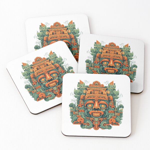Item preview, Aztec Idol mask designed and sold by Hisirdoux.