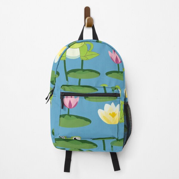 Item preview, Frog family on lily pads, a harmony of amphibians designed and sold by StrawberryJolly.