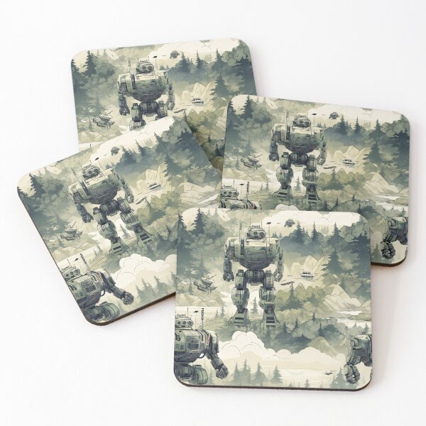 Item preview, Robots: Green designed and sold by Pedra Panda.