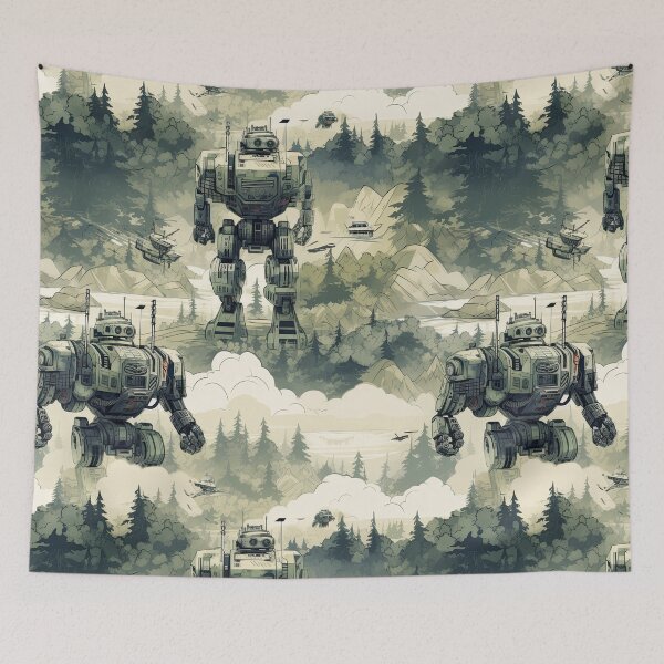 Item preview, Robots: Green designed and sold by Pedra Panda.