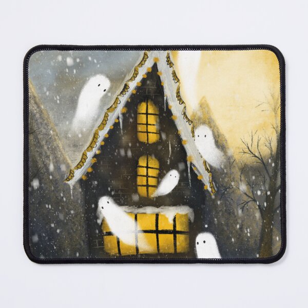 Item preview, Cute Ghosts Hounted House illustration designed and sold by lalunadraw1.