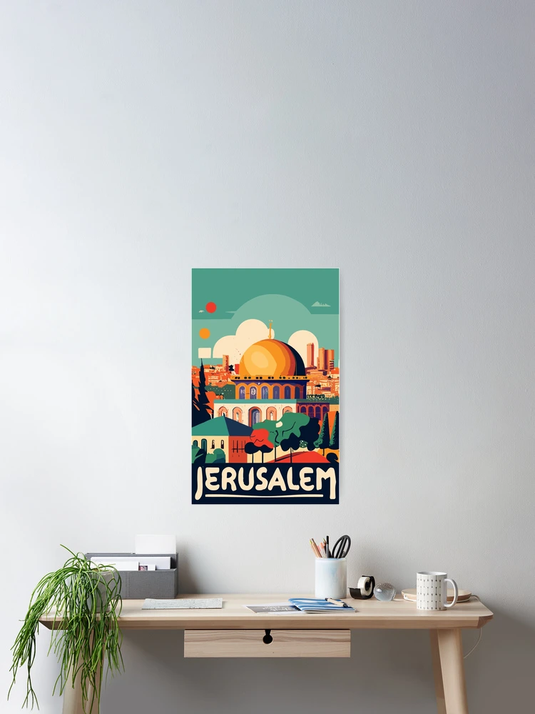 Wall of Tears Canvas, Jerusalem outlet Wall Art, Travel poster, Gift, Jerusalem Wall Decor, Jerusalem 5 Piece Canvas, Wall of Tears poster, Photo