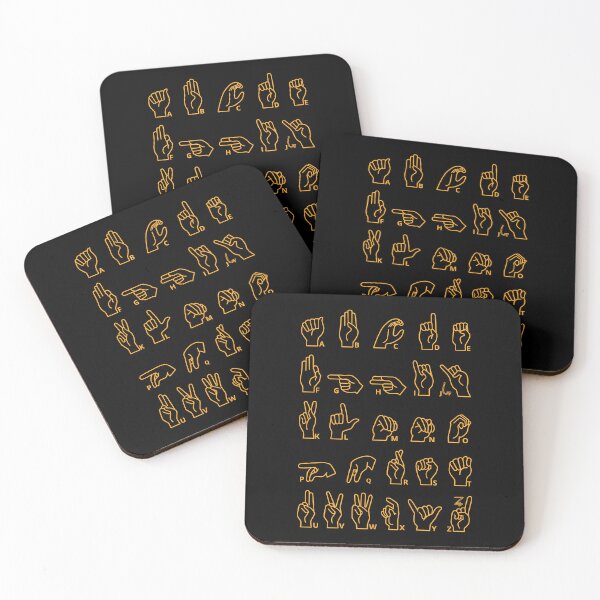 Item preview, ASL American Sign Language Alphabet III designed and sold by Lemon Pepper.