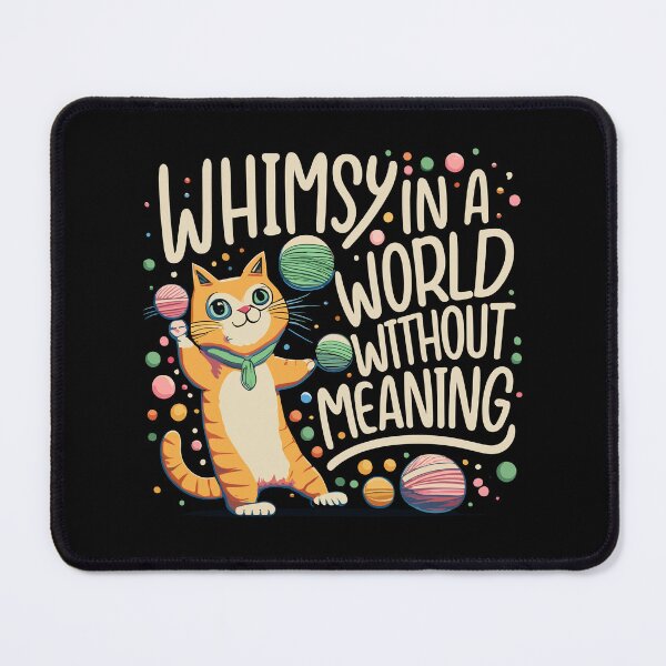 Item preview, Nihilist Cat Playing With Yarn - Whimsy In A World Without Meaning designed and sold by Shirtlify.