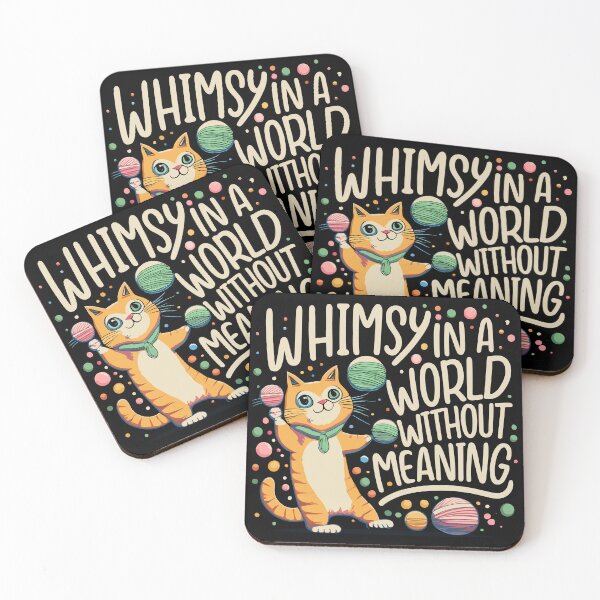 Item preview, Nihilist Cat Playing With Yarn - Whimsy In A World Without Meaning designed and sold by Shirtlify.