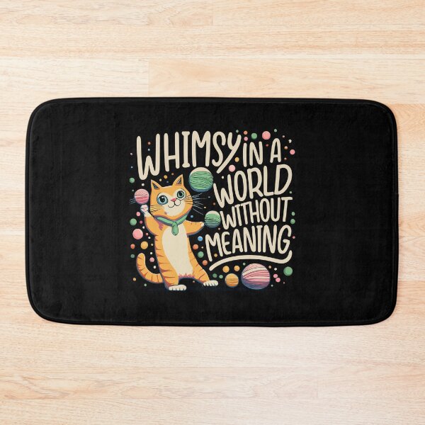 Item preview, Nihilist Cat Playing With Yarn - Whimsy In A World Without Meaning designed and sold by Shirtlify.