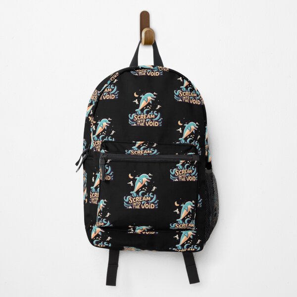 Item preview, Nihilist Dolphin Jumping Out Of The Sea - Scream Into The Void designed and sold by Shirtlify.