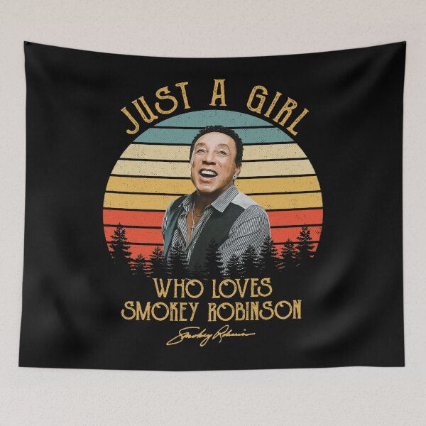 Item preview, Just A Girl Who Loves Smokey Pop Robinson designed and sold by cutrightneal.