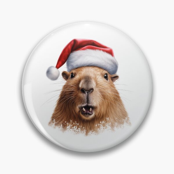 Artikelvorschau, Weihnachts-Capibara entworfen und verkauft von ZefirDesign.