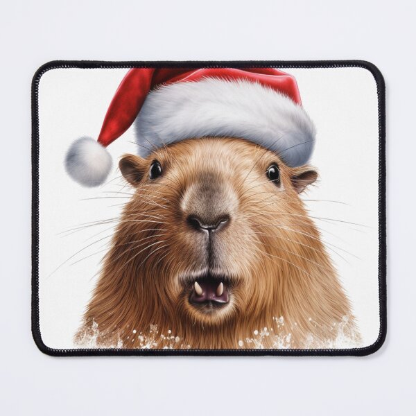 Item preview, Christmas Capibara designed and sold by ZefirDesign.