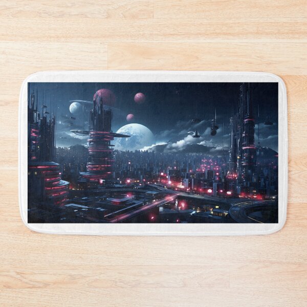 Item preview, Post-Apocalyptic City Art designed and sold by Shirtastically.