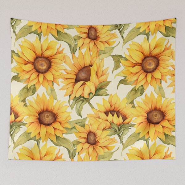 Item preview, Embroidered Sunflowers Pattern #6 designed and sold by NatureSight.