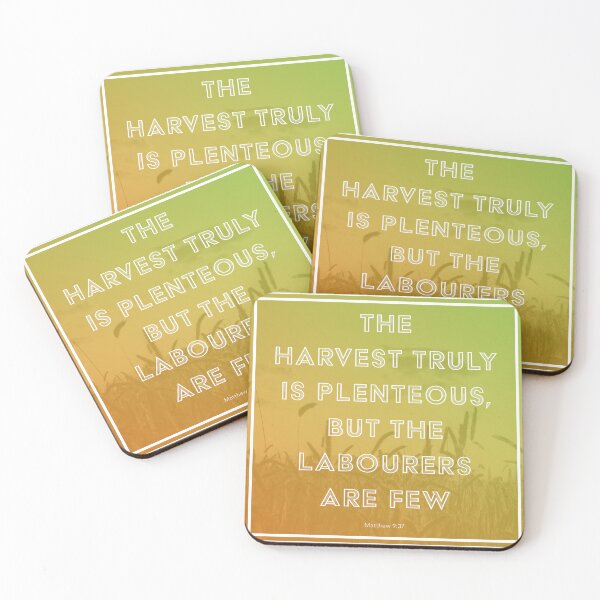 Item preview, Matthew 9:37 designed and sold by SecretSamaritan.