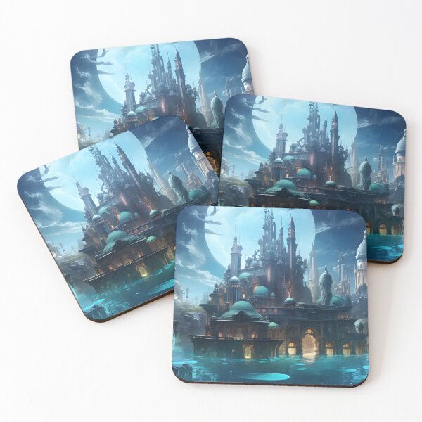 Item preview, Vibrant Underwater Cityscape designed and sold by Shirtastically.