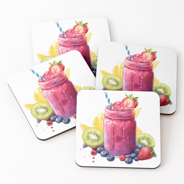 Item preview, Yummy smoothie watercolor designed and sold by Shanigi-Designs.