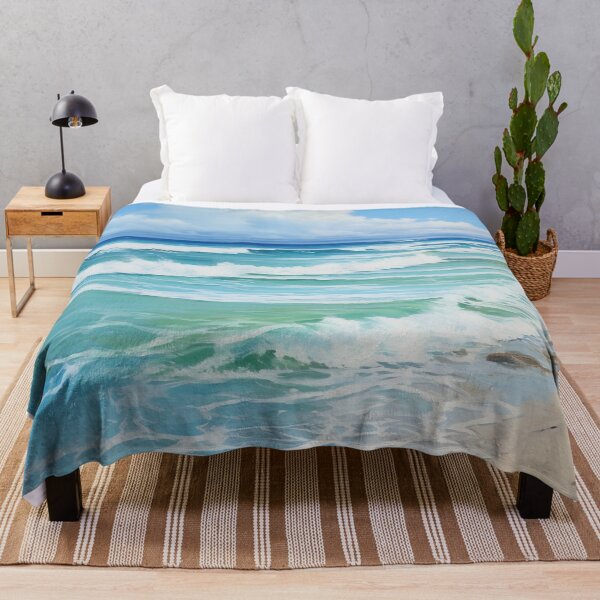 Item preview, Minimalistic water color painting of ocean-2 ! designed and sold by UmagineArts.
