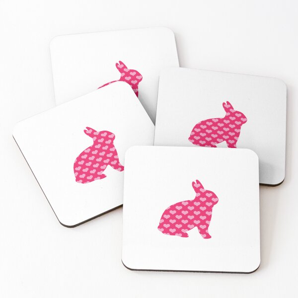 Item preview, Pink Hearts Rabbit designed and sold by moonlovedesigns.