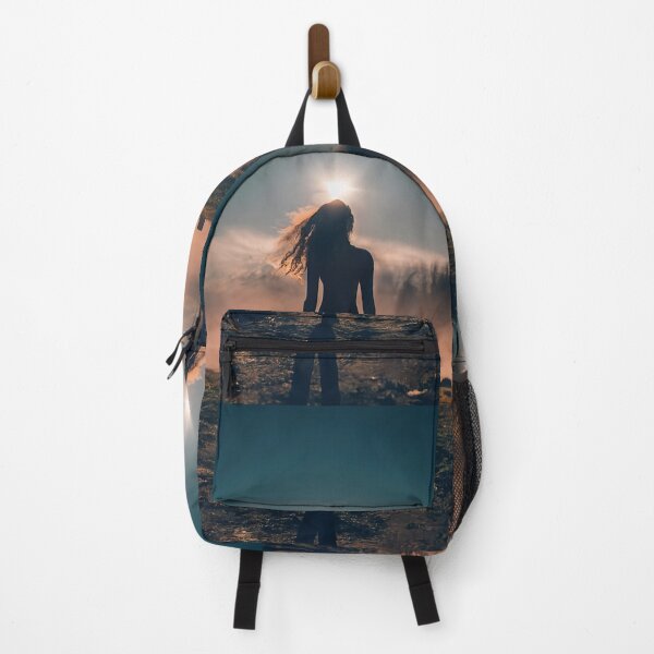 Item preview, woman walking into sunset designed and sold by GFORCE_SHOP.