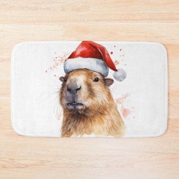 Item preview, Sweet Christmas Capybara designed and sold by ZefirDesign.