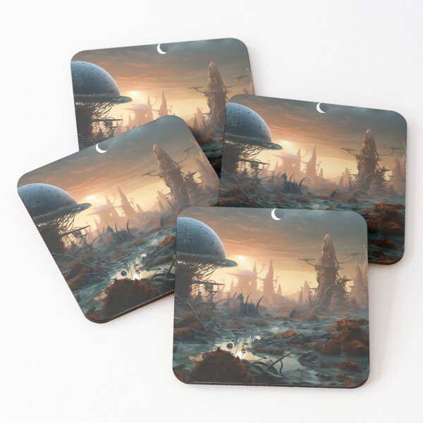 Item preview, Surreal Alien Landscape Art designed and sold by Shirtastically.