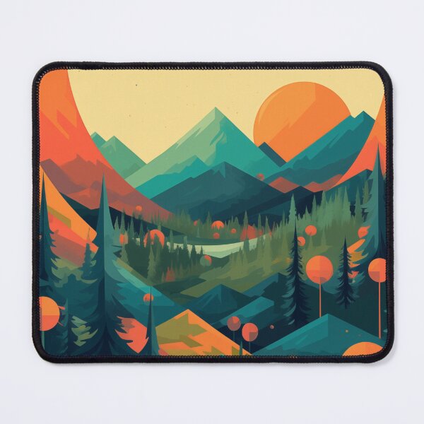 Item preview, Enchanted Mountain Retreat in Autumn designed and sold by 4TeeToo.