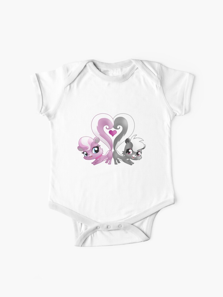 Littlest Pet Shop Pepper And Mitzi Baby One Piece By Amberlea