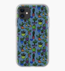 Disjunct Cactus Print iPhone Case