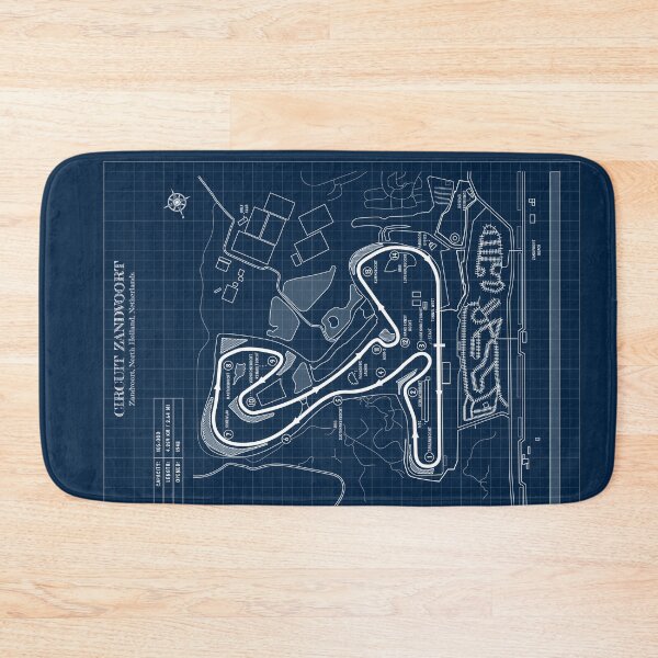 Item preview,  Circuit Zandvoort (Navy Blueprint) designed and sold by BGALAXY.