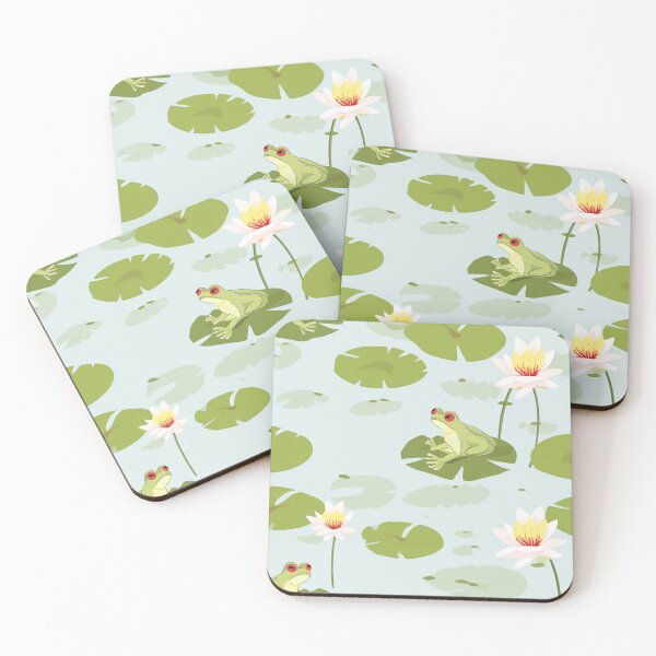 Item preview, Frog kingdom on lily pads, a royal aquatic realm designed and sold by StrawberryJolly.