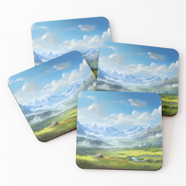 Item preview, Serene Mountain Landscape Art designed and sold by Shirtastically.