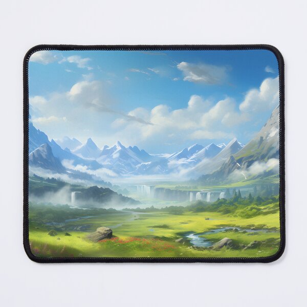 Item preview, Serene Mountain Landscape Art designed and sold by Shirtastically.