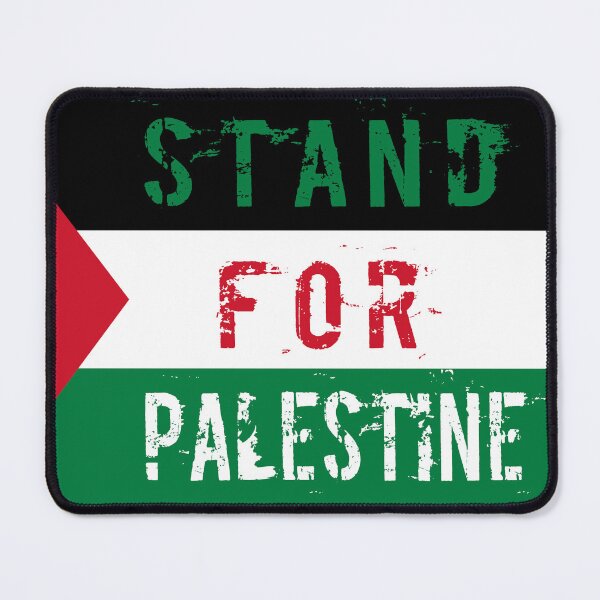 Item preview, Stand for Palestine Artwork Flag designed and sold by AJ  Liber.