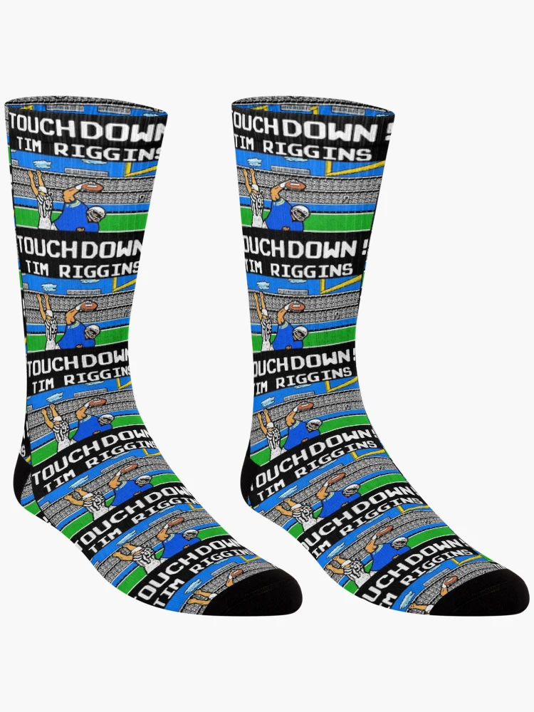 Thumbnail 3 of 5, Socks, Tecmo Tim Riggins Touchdown designed and sold by acquiesce13.
