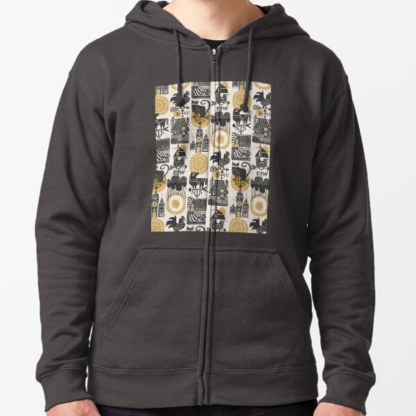 The Weathervanes Zipped Hoodie